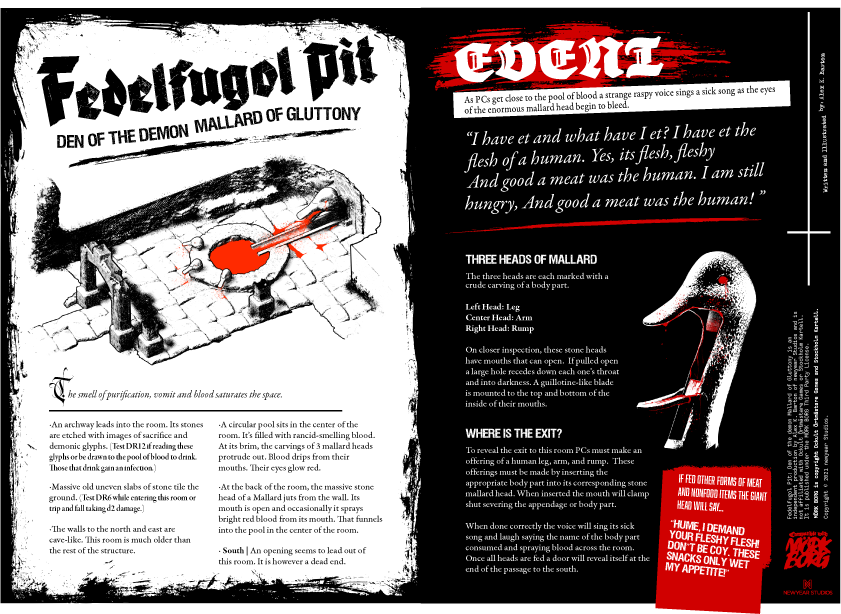 Fedelfugol Pit - Den of the Demon Mallard of Gluttony